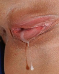 Из вагины потекла сперма (80 фото)