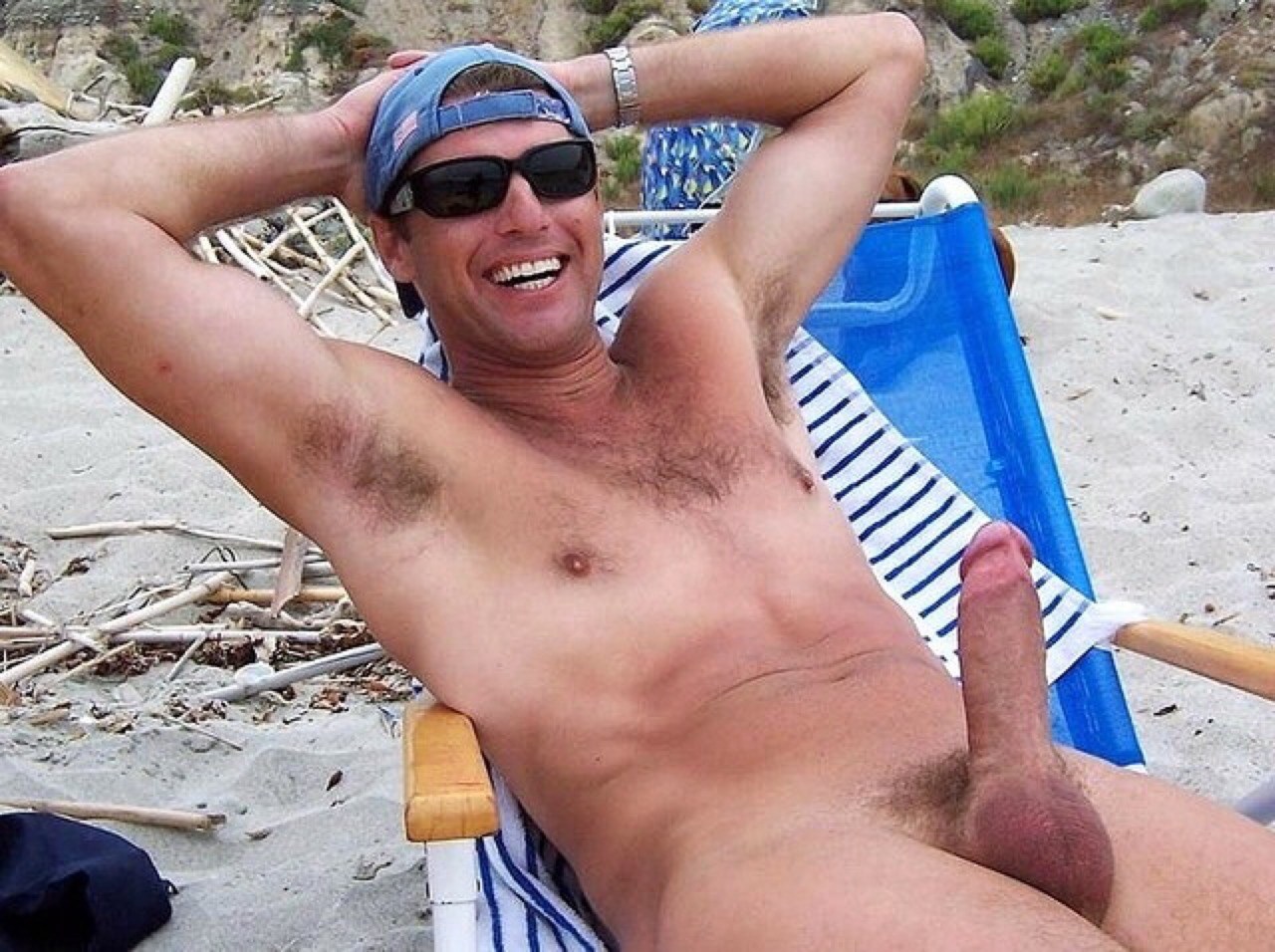 Dick nude beach hung men