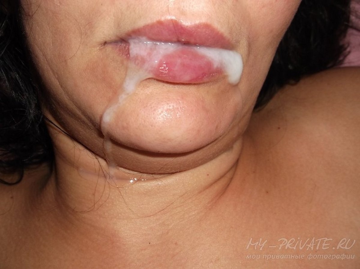 Кончил зрелой жене на губы