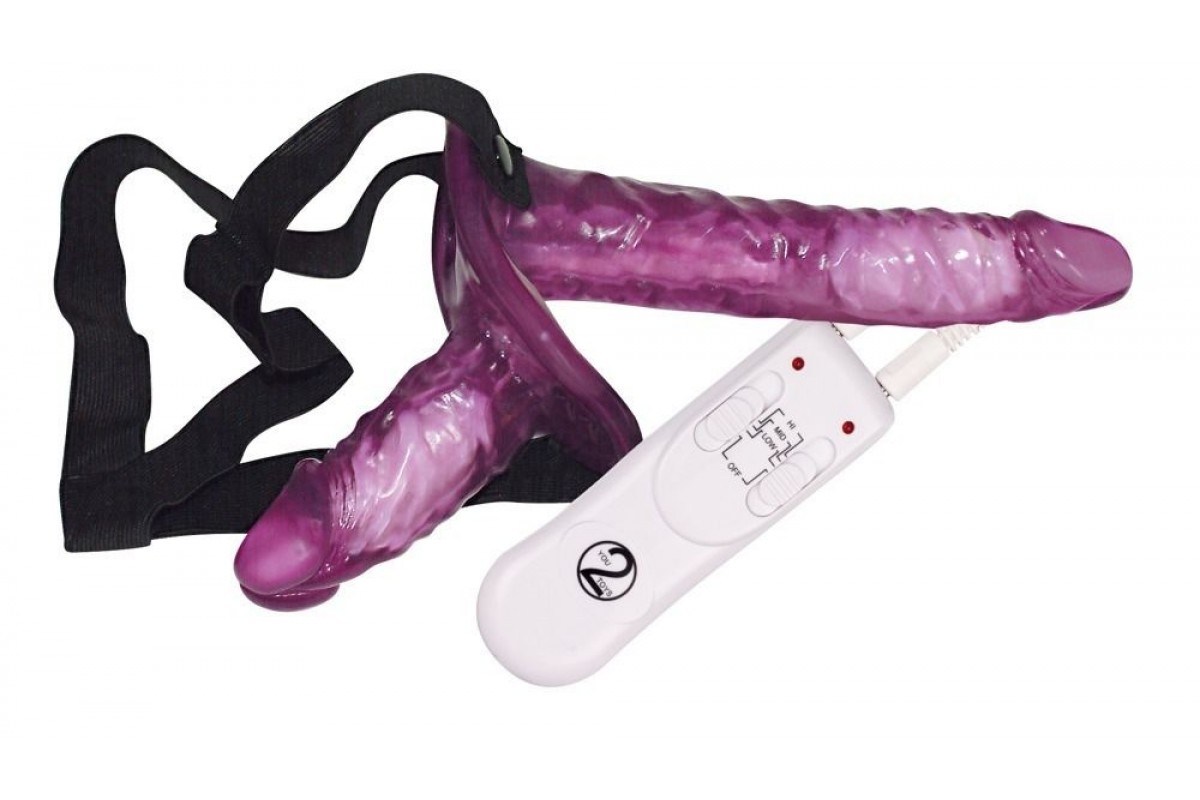 Orion страпон ПВХ Strap on Duo 18 см, 0566772