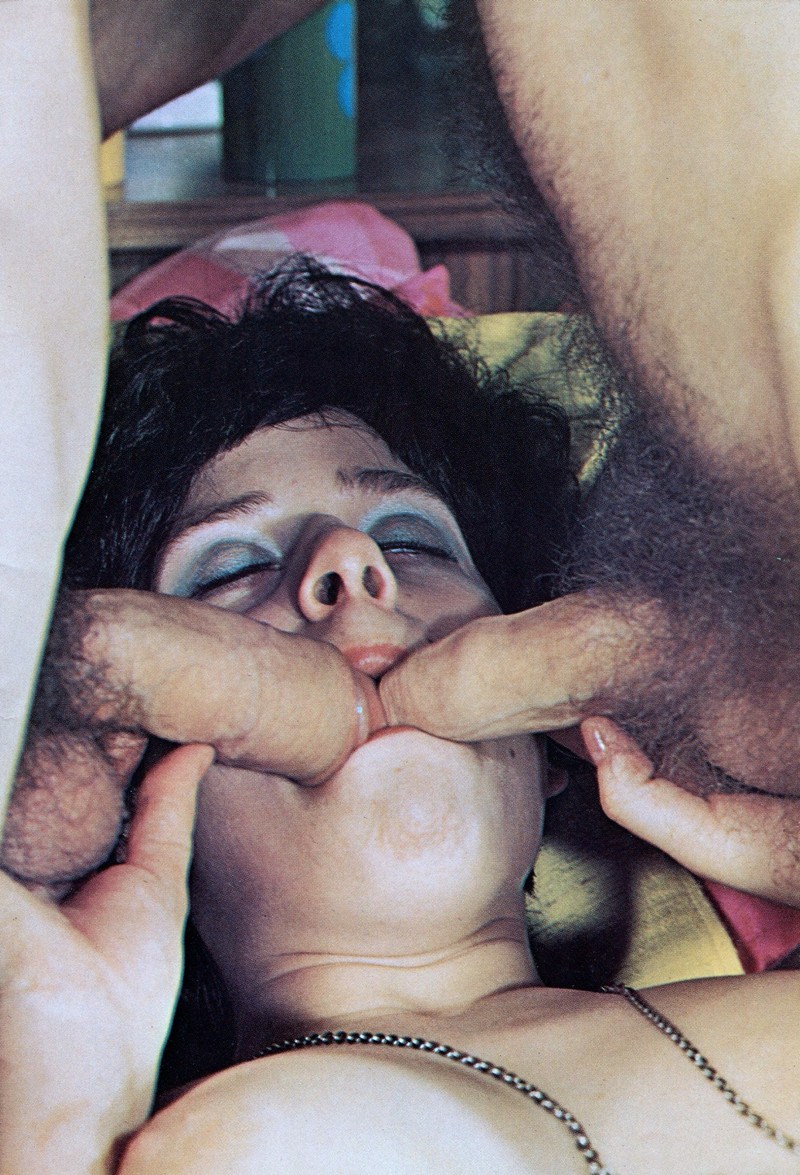 Ретро девочки с членом во рту