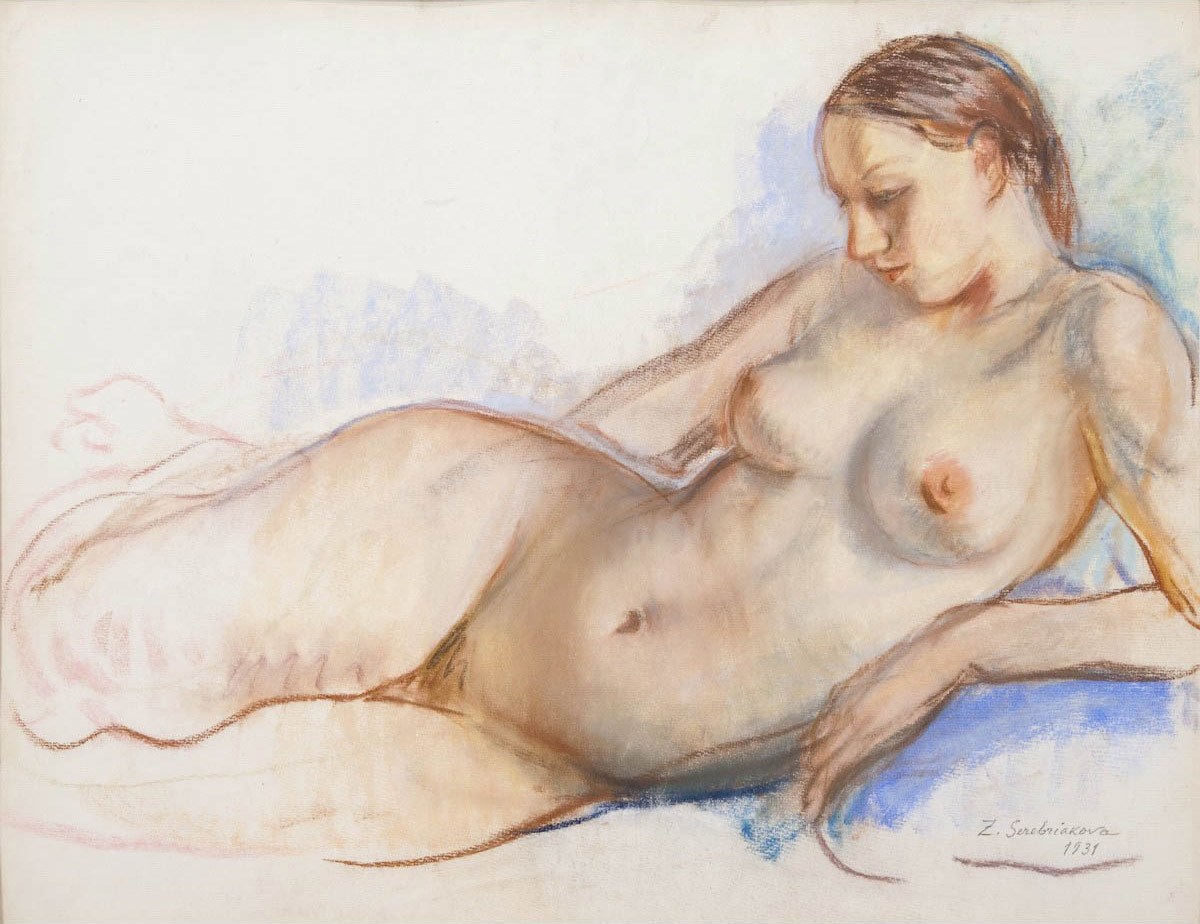 Худенькая пожилая леди без трусов