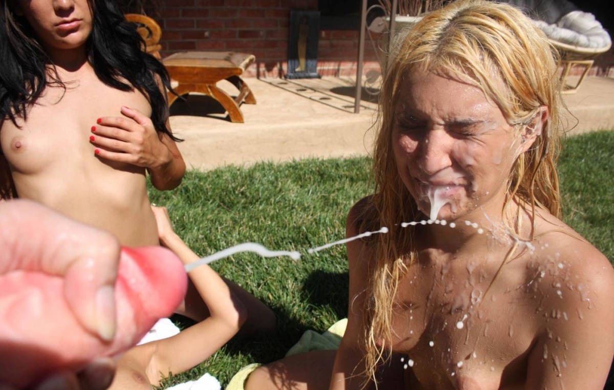 Обкончал девку на улице