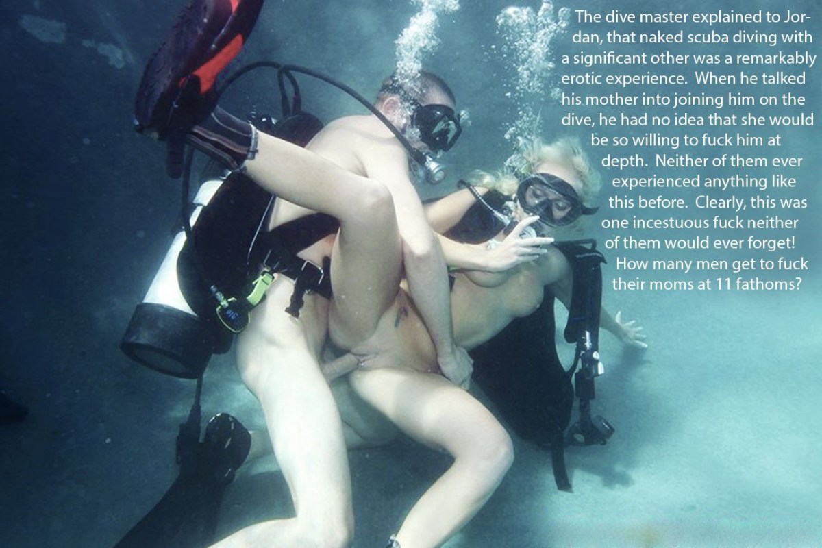 Трах под водой в акваланге