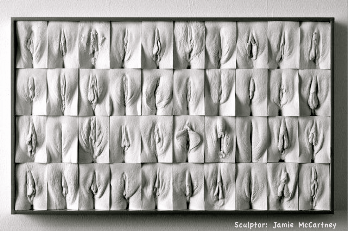 Маленькие аккуратные половые губы