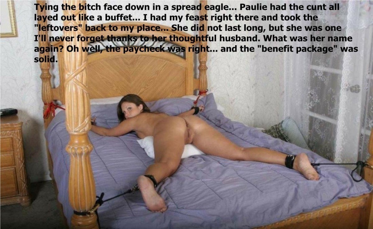 Голые связанные на кровати