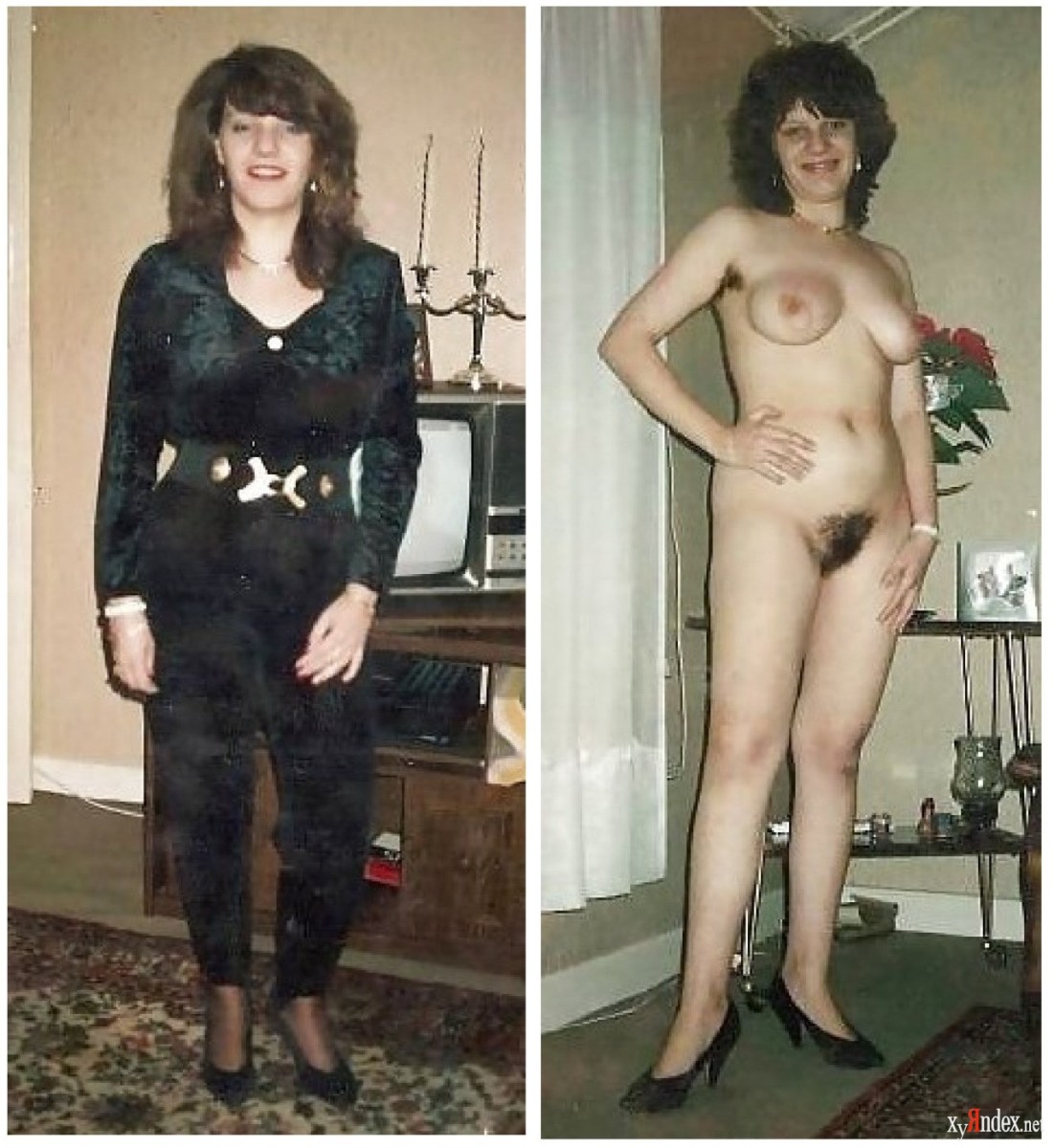 Dressed undressed before after nudе wife