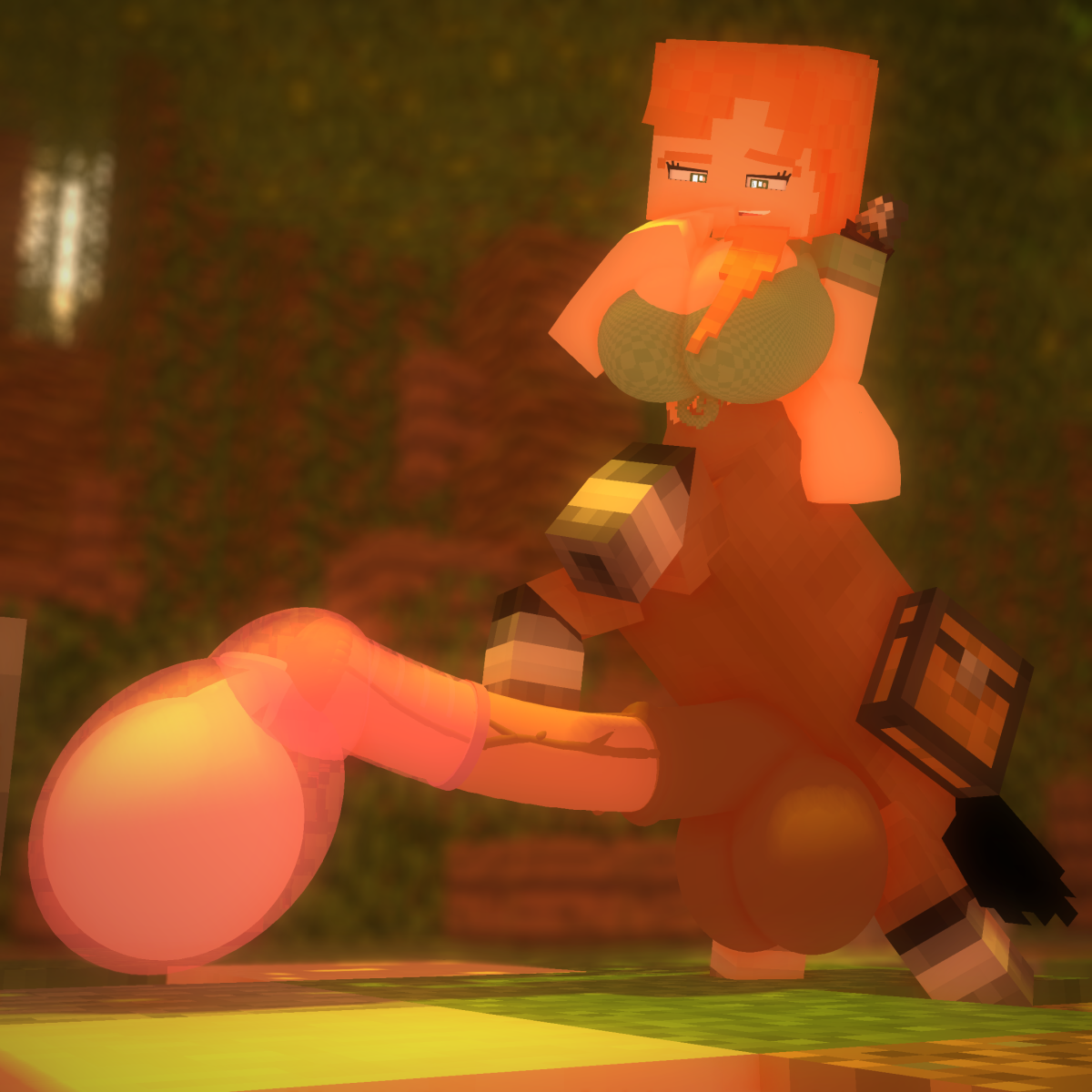 Сиськи Алекс МАЙНКРАФТА