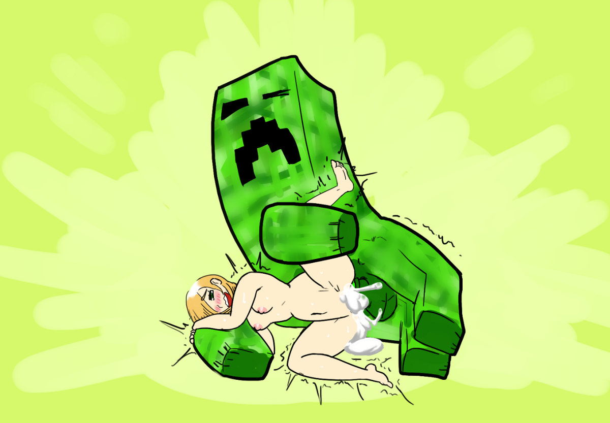 Hentai Стив и девушка КРИПЕР