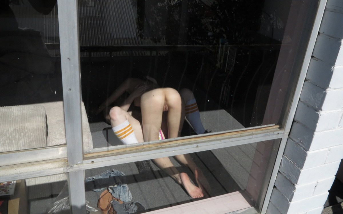 Подсмотрели мастурбация на балконе