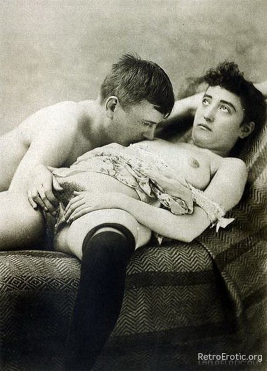 Голые мужчины и женщины ретро
