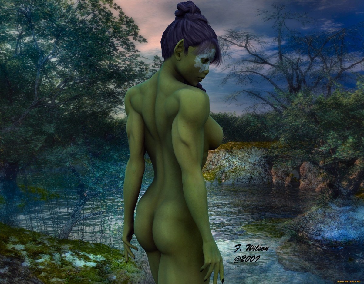 Орчанка фэнтези хентай