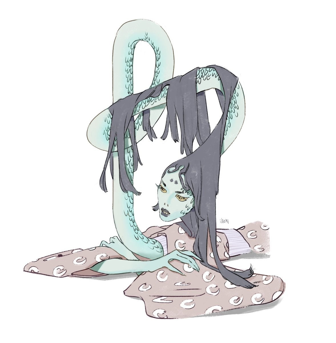 Tentacle way through хентай tentacle