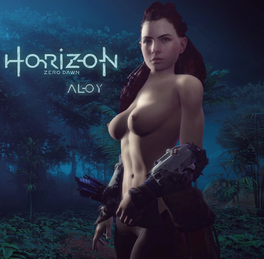 Голая алой из Horizon Zero Dawn