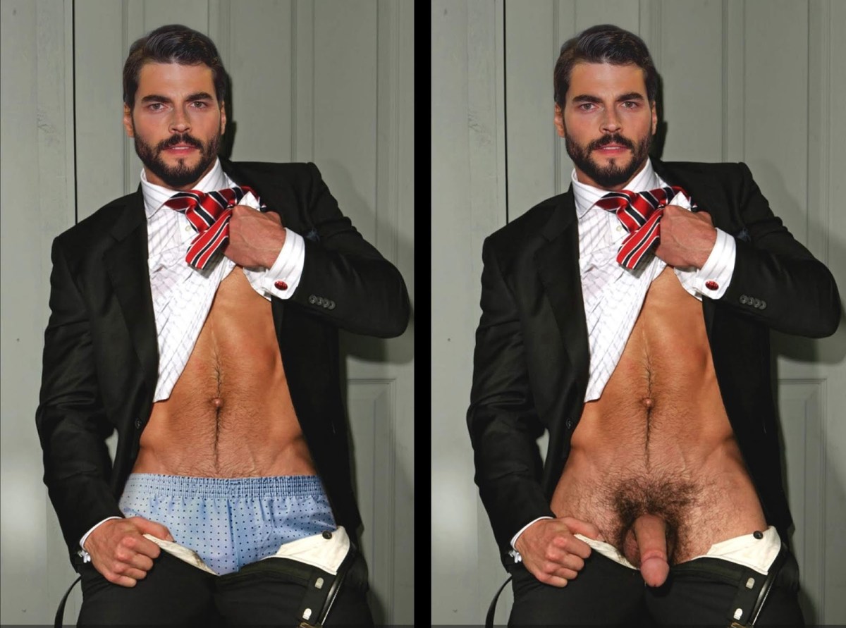 Присунул через трусики