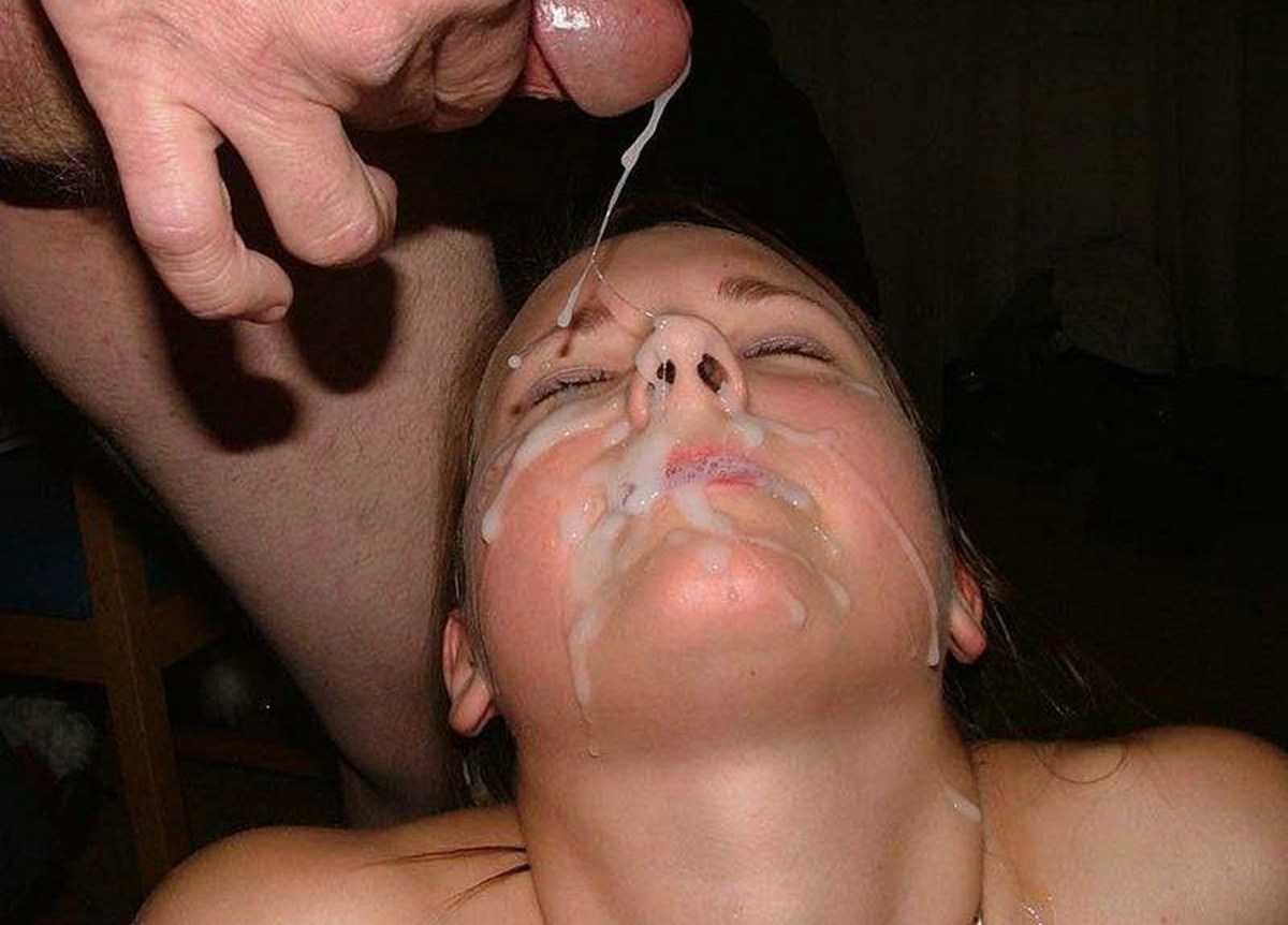 Русским девушкам кончают на лицо