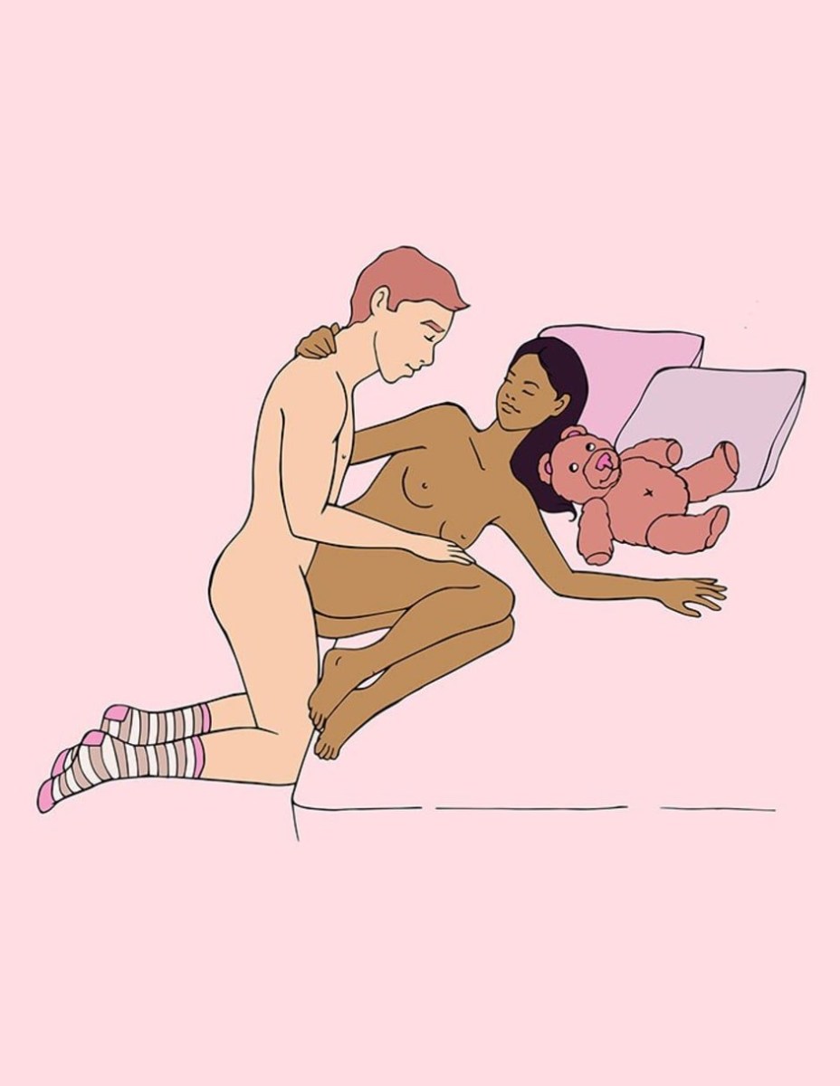 Поза ложечка камасутра