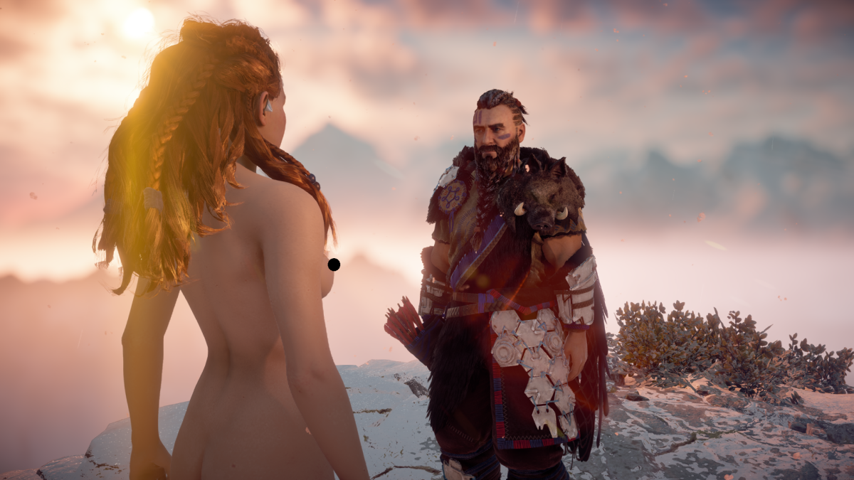 Horizon Zero Dawn раздетая Элой