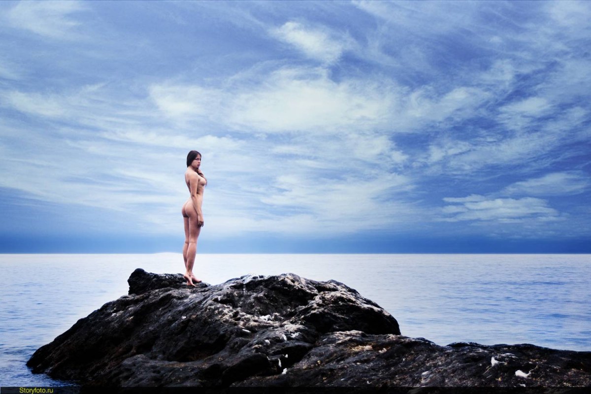 Голые нудистки на пляже Дивноморска