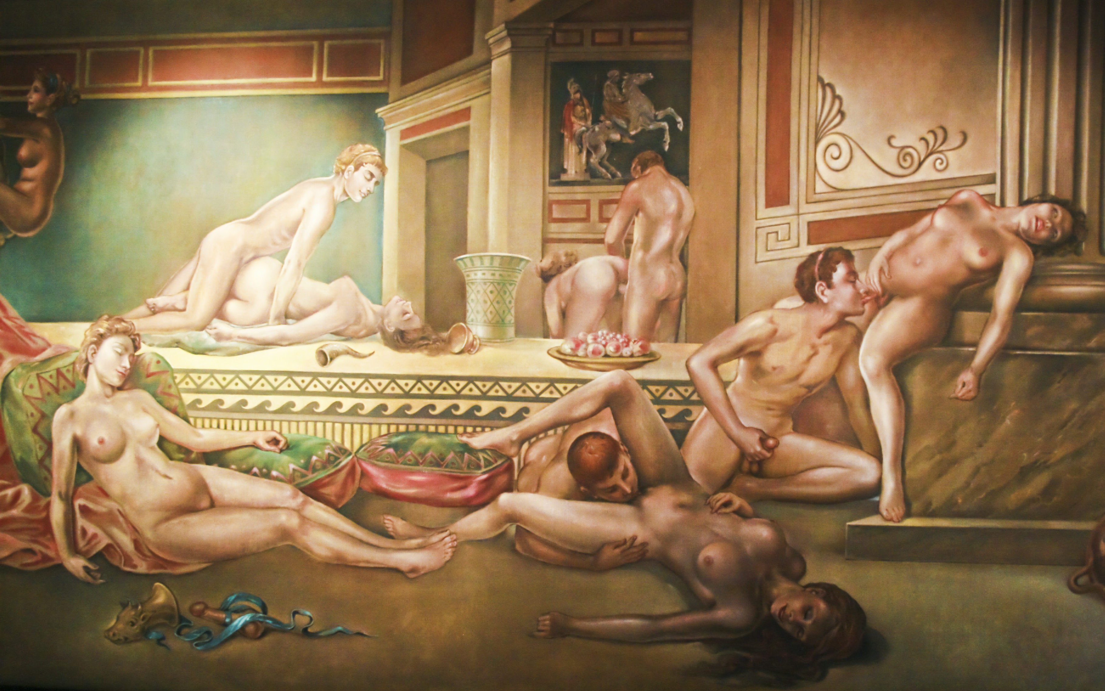 Ancient roman orgy