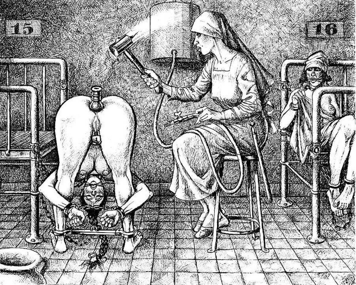Эротические пытки средневековья