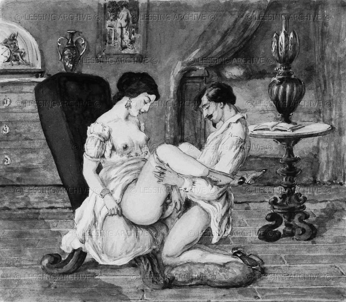 Erotic literature illustrated
